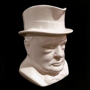 Vintage 1941 Winston Churchill Ceramic Jug Pitcher